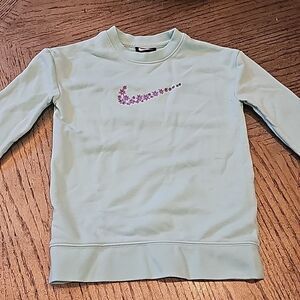 Mint green Nike sweater girls size 4 XS